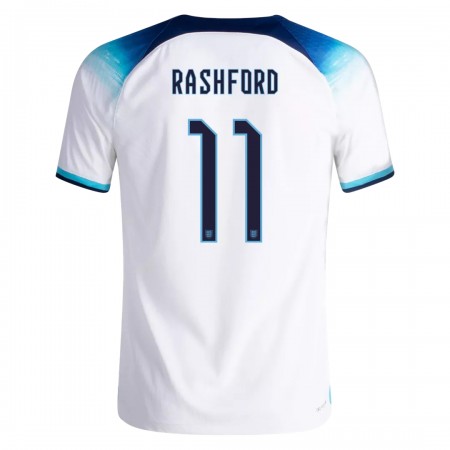 Camiseta de fútbol Inglaterra RASHFORD 11 1ª equipación Copa Mundo 2022